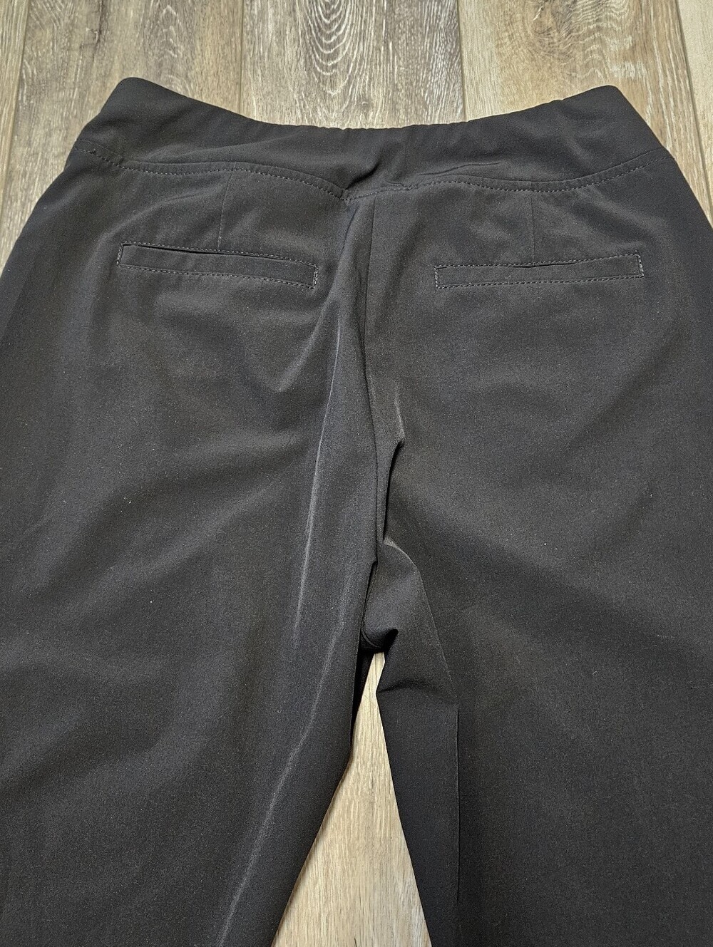 Chicos Zenergy Cropped Joggers Black Lightweight Athleisure Active Women Small 0 - Picture 5 of 8